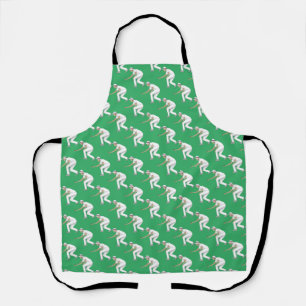 Bright Green Lawn Bowls Design Apron