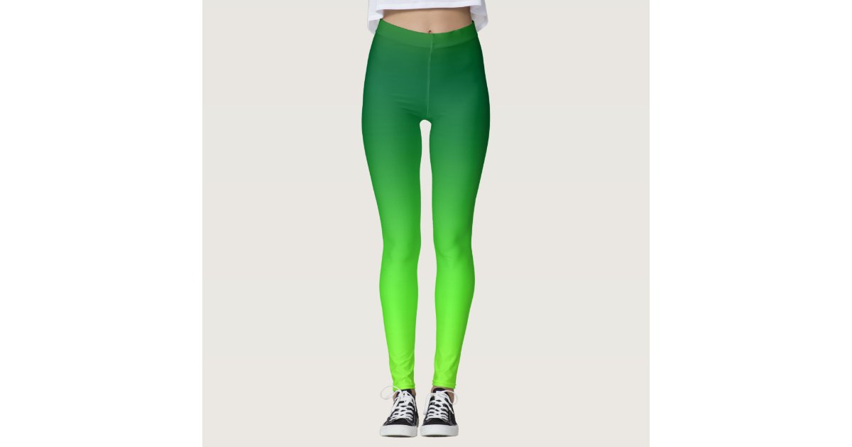 Bright Green Leggings | Zazzle