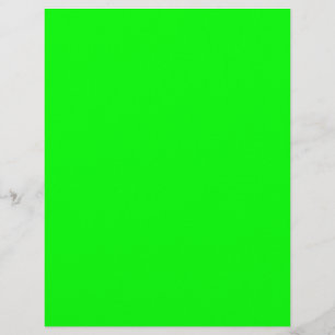 Bright Green Letterhead