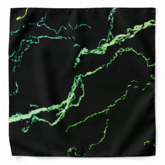 Bright Green Marble Bandana