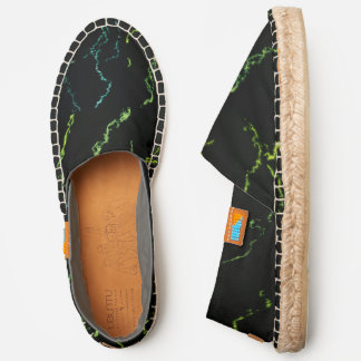 Bright Green Marble Espadrilles