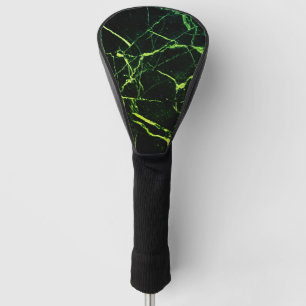 Bright Green Marble Golf Head Cover
