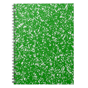 Bright Green Marble Notebook