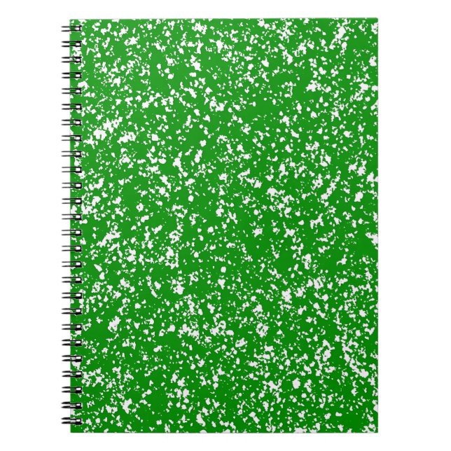 Bright Green Marble Notebook (Front)