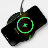 Bright Green Marble  Wireless Charger (Phone)