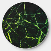 Bright Green Marble  Wireless Charger (Front)