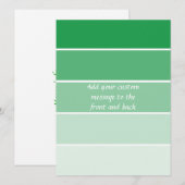 Bright Green Paint Samples (Front/Back)