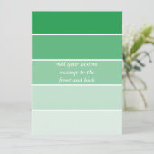 Bright Green Paint Samples (Standing Front)