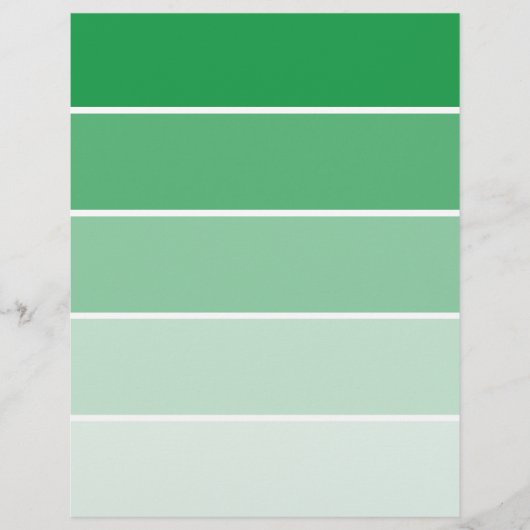 Bright Green Paint Samples (Front)