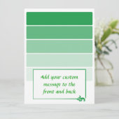 Bright Green Paint Samples (Standing Front)