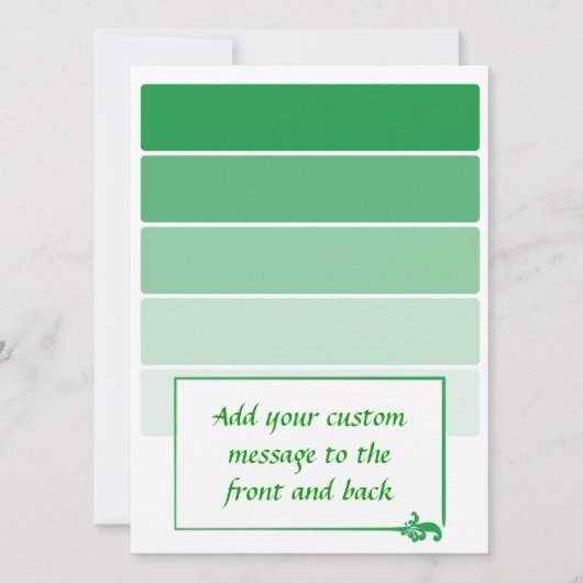 Bright Green Paint Samples (Front)