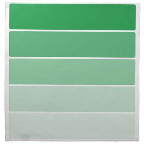 Bright Green Paint Samples Cloth Napkin