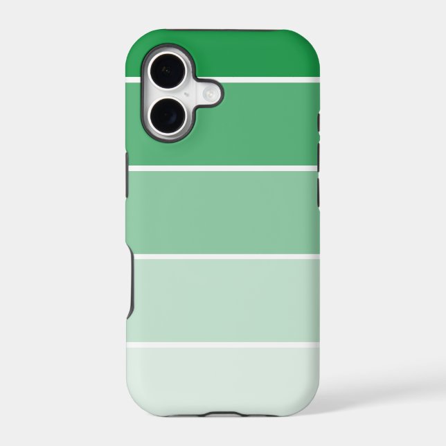 Bright Green Paint Samples Iphone Case (Back)