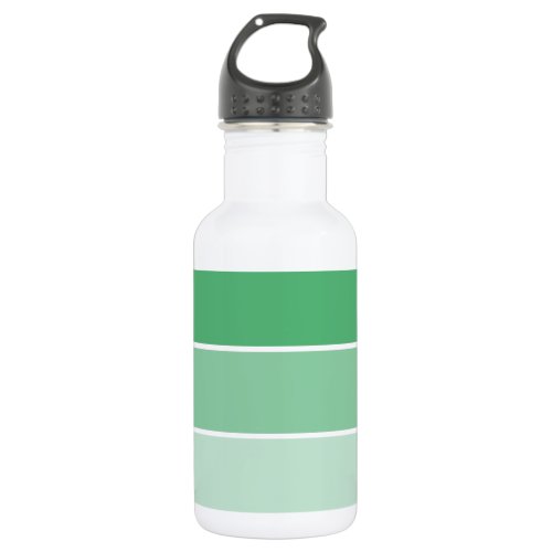 Bright Green Paint Samples Stainless Steel Water Bottle