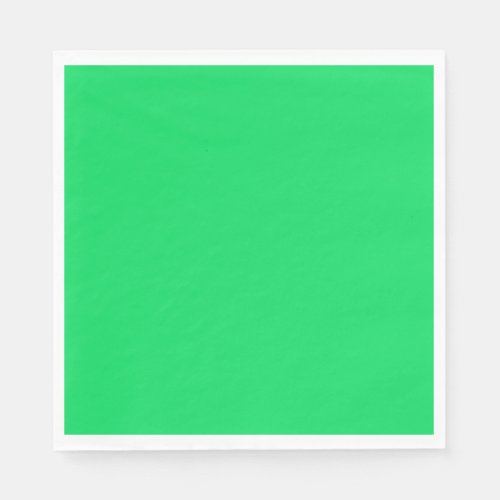 Bright Green Paper Napkins