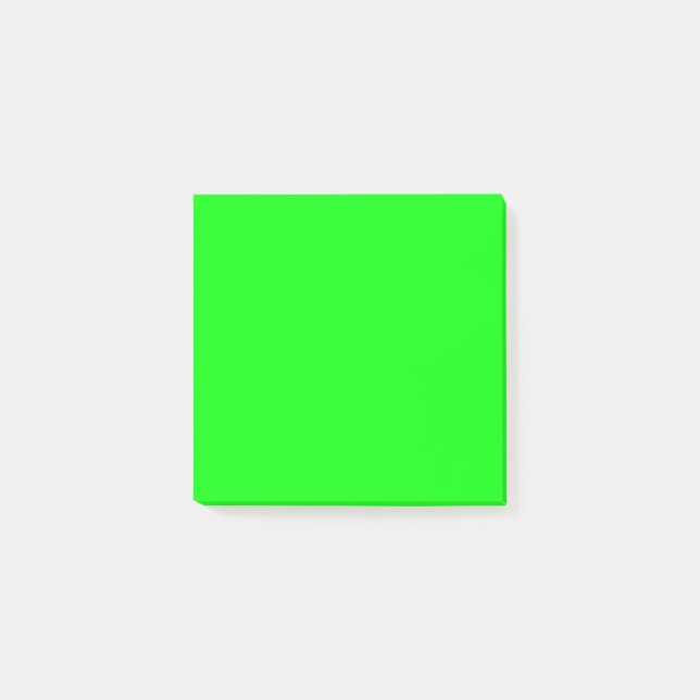 Bright Green Post-it Notes (Front)