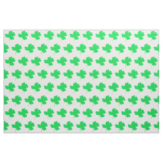 Bright Green Shamrock Shamrocks Fabric