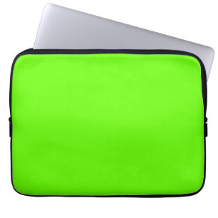 Bright green (solid color) laptop sleeve