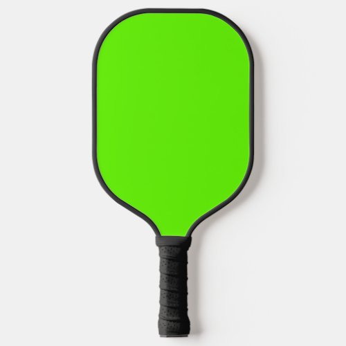 Bright green solid color  pickleball paddle