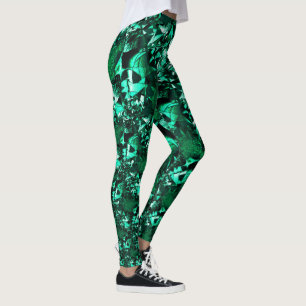 Bright green tones, and similar to embossing leggings