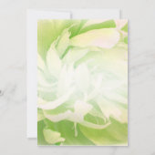 Bright Greenish Floral wedding gift (Back)
