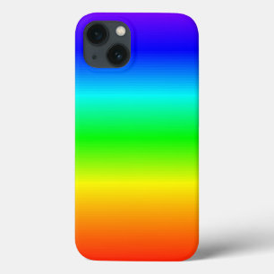Bright Happy Colors Rainbow Stripes Gradient iPhone 13 Case
