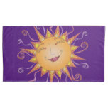 Bright Happy Sunburst Pillowcase at Zazzle