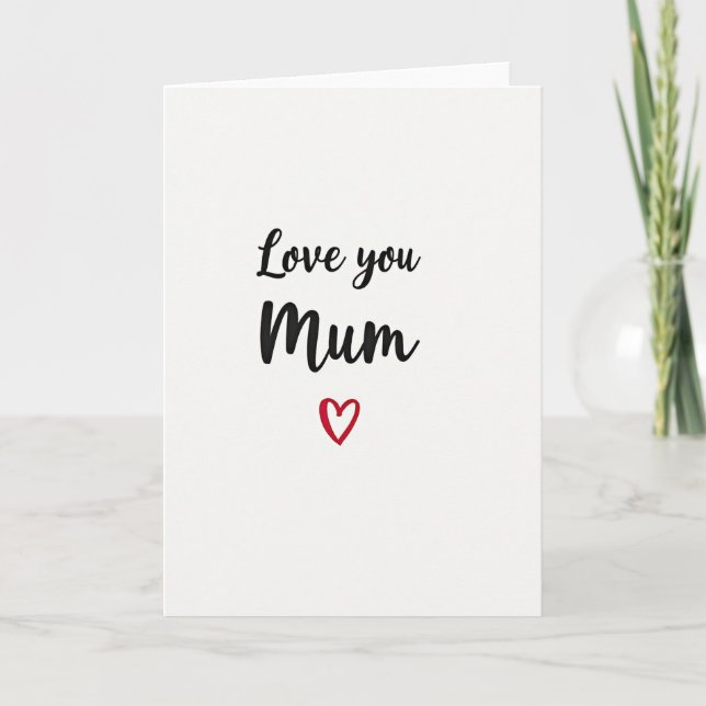 Bright Heart Mum Card (Front)