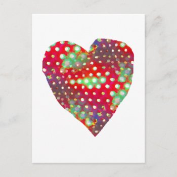 Bright Heart Postcard by CityOnAHill at Zazzle