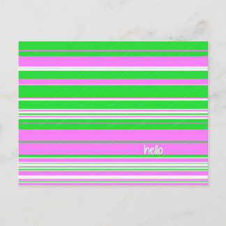 Bright Hello Postcard
