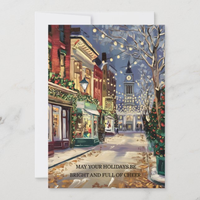 Bright Holiday - Christmas Card (Front)