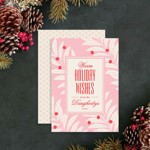 Bright Holiday Foliage Card