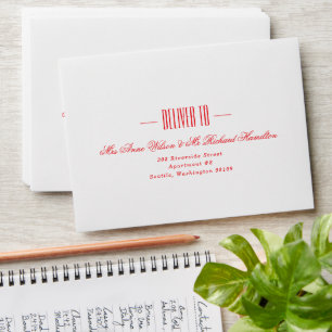 Bright Holiday Foliage Envelope