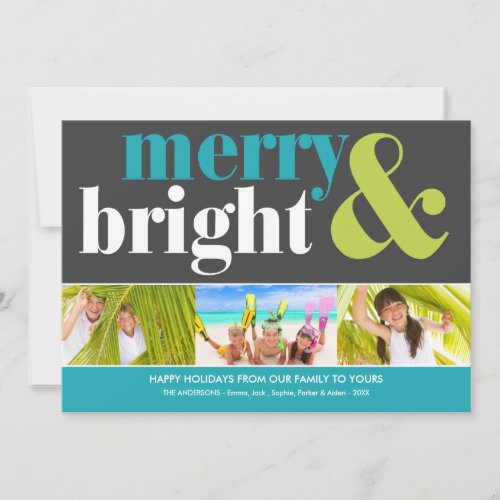 BRIGHT HOLIDAY | HOLIDAY PHOTO CARD
