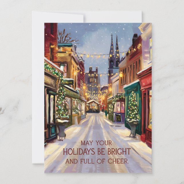 Bright Holidays - Christmas Card (Front)