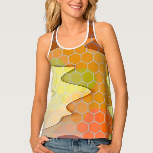 Bright Honeycomb Tank Top