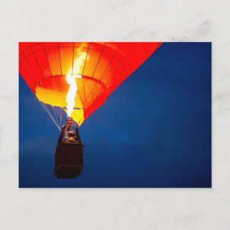 Bright Hot Air Balloon Flame Postcard