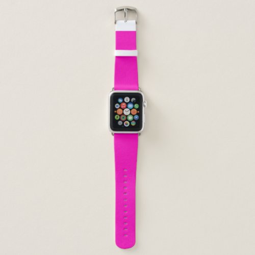 Bright Hot Pink Modern Apple Watch Band