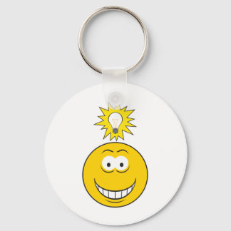 Bright Idea Face Keychain
