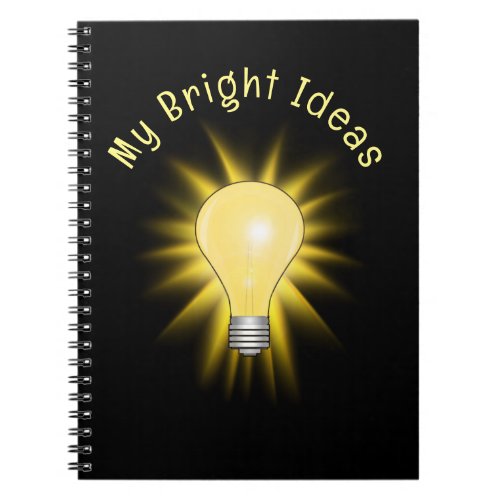 Bright Idea Light Bulb Notebook