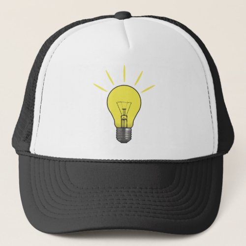 Bright Idea Light Bulb Trucker Hat