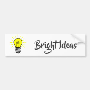 Bright Ideas Bumper Sticker