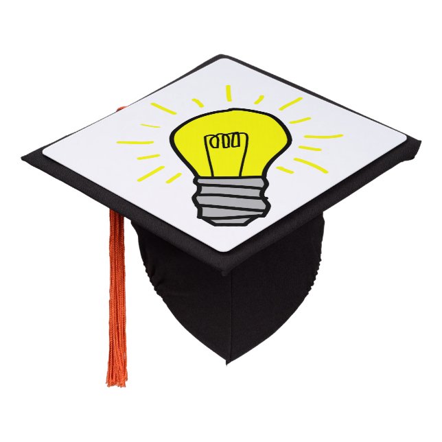 Bright Ideas Graduation Cap Topper (Angled)