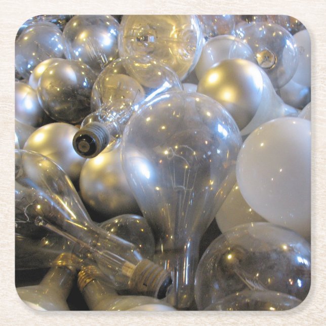 Bright Ideas - Light Bulbs - Coaster (Front)