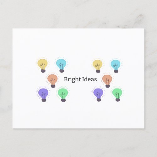 Bright Ideas  Postcard