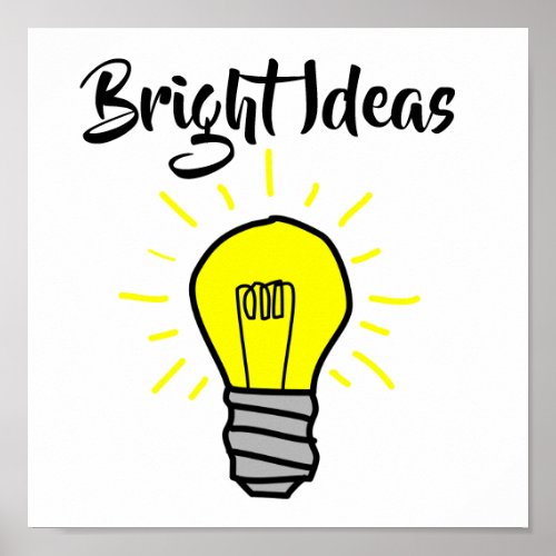 Bright Ideas Poster