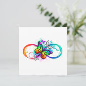 Bright infinity with rainbow butterfly (Standing Front)