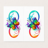 Bright infinity with rainbow butterfly (Outside Unfolded)