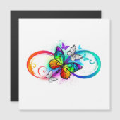 Bright infinity with rainbow butterfly (Front/Back)