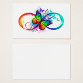 Bright infinity with rainbow butterfly (Front & Back)